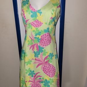 Lily Pulitzer Pineapple Print Sheath Dress